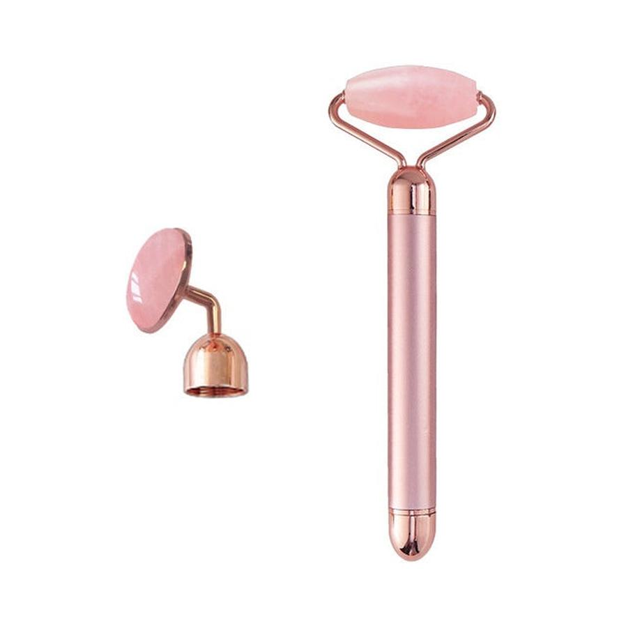 JMT-929354 2-in-1 Jade Roller Beauty Stick for Facial Contouring and Skin Rejuvenation