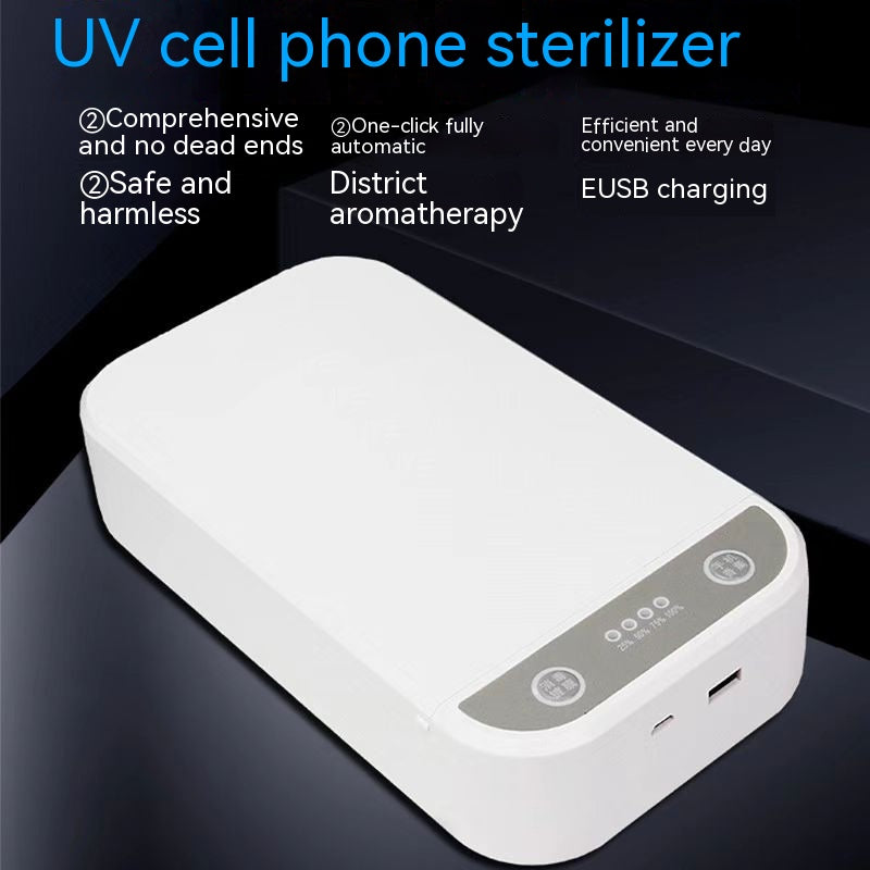 JMT-929610 UV Sterilizer Box for Cell Phones and N95 Masks - Multi-Purpose Disinfection Solution
