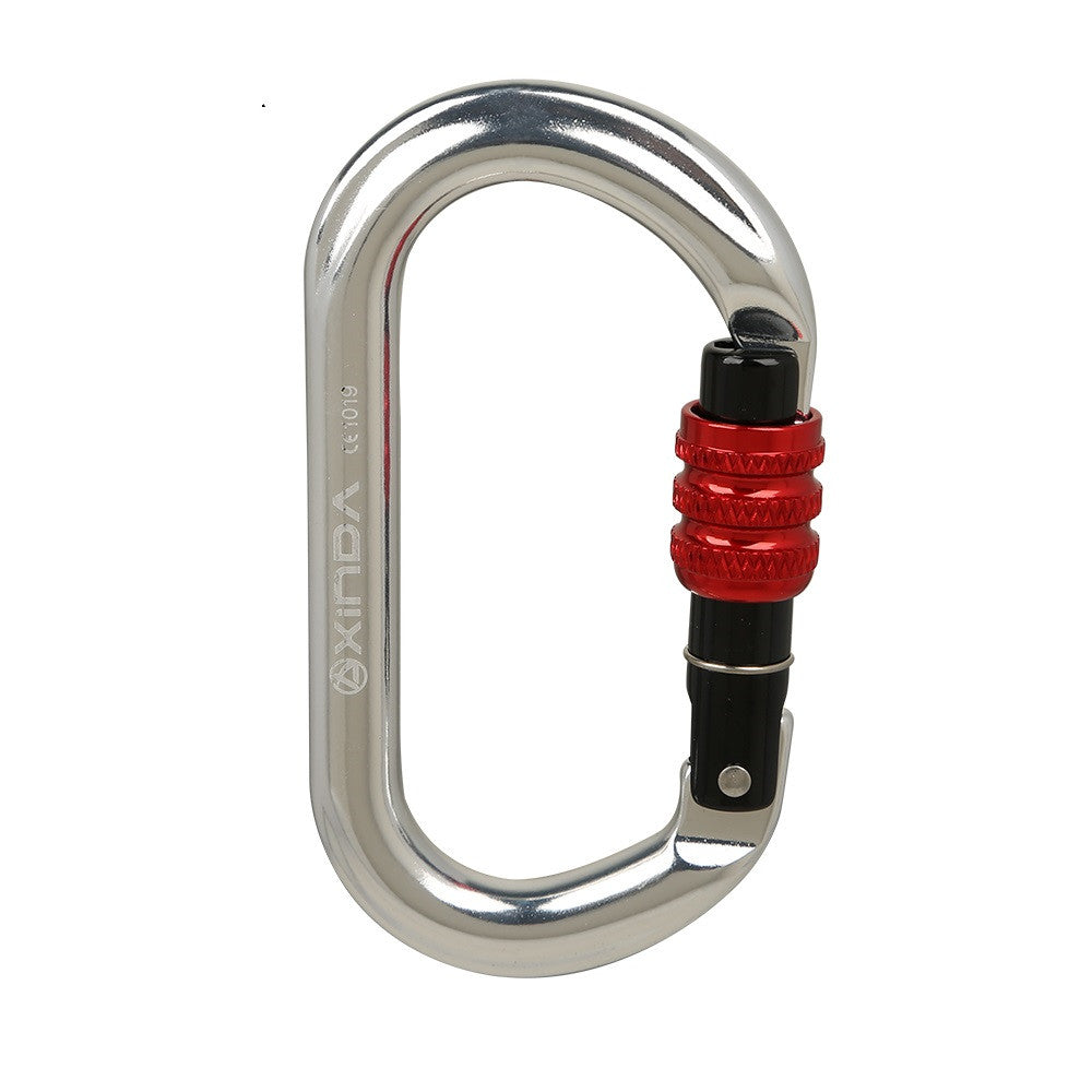 JMT-929802 O-Shaped Thread Lock Carabiner for Rock Climbing and Outdoor Activities