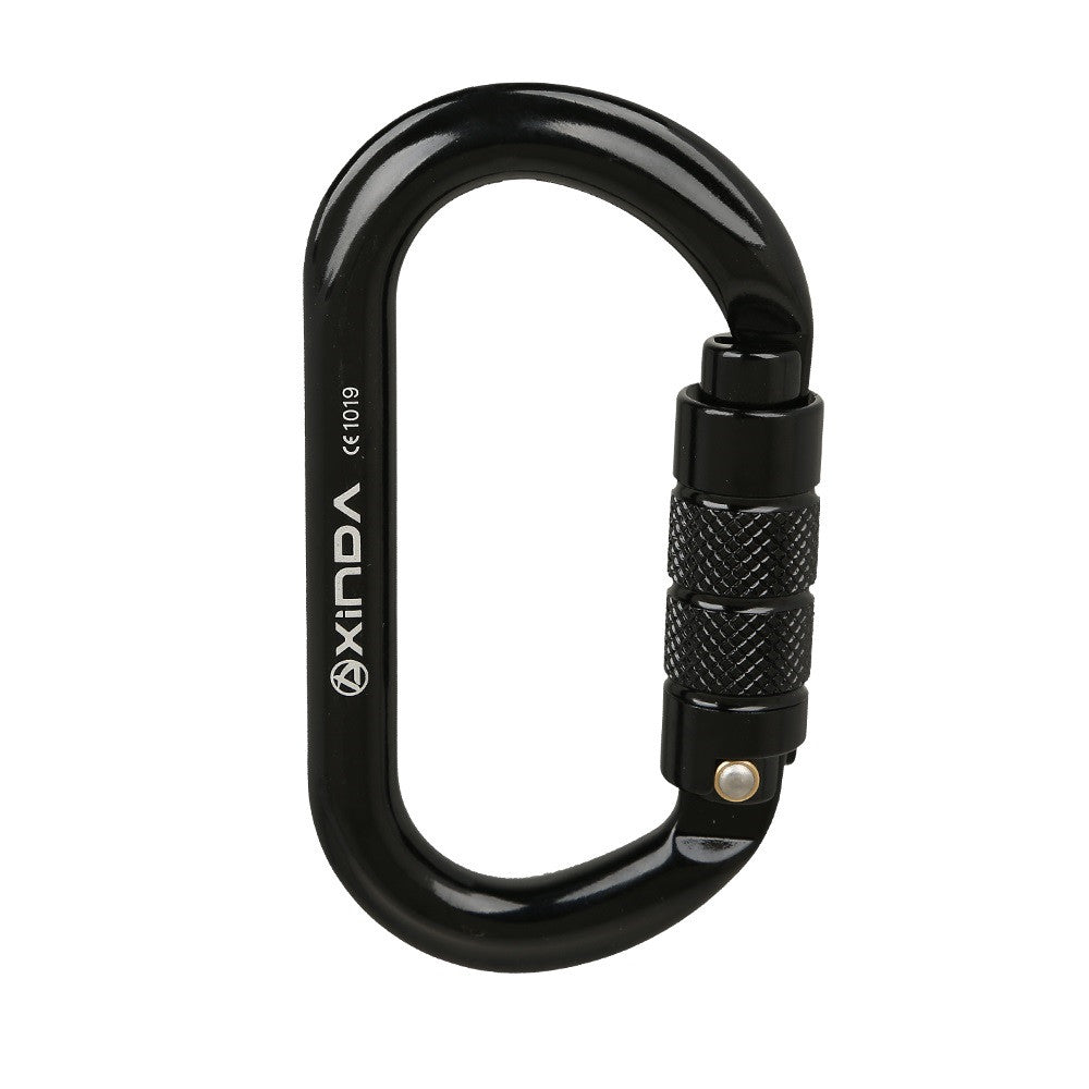 JMT-929802 O-Shaped Thread Lock Carabiner for Rock Climbing and Outdoor Activities