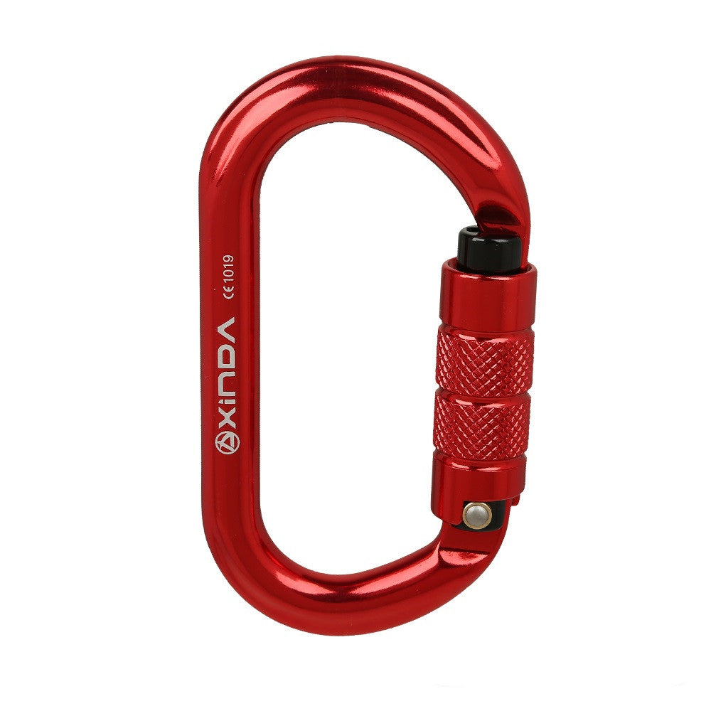 JMT-929802 O-Shaped Thread Lock Carabiner for Rock Climbing and Outdoor Activities
