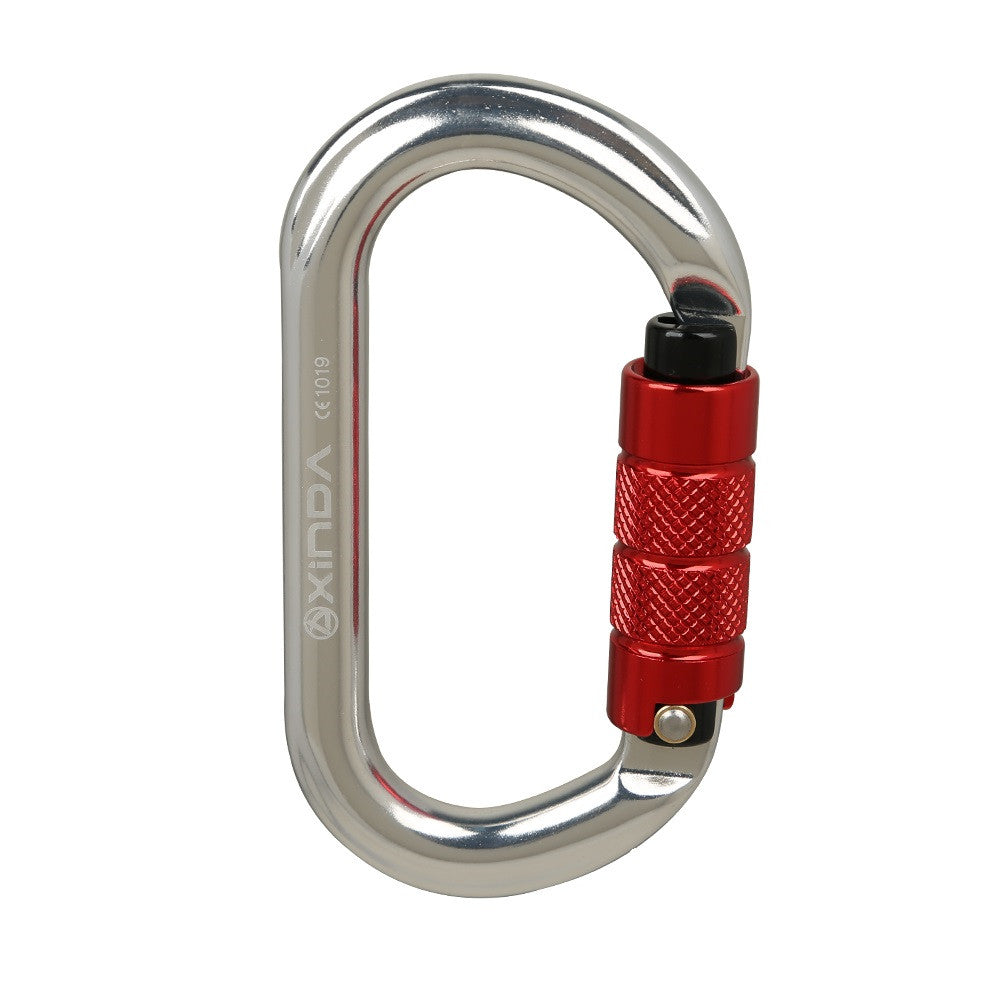 JMT-929802 O-Shaped Thread Lock Carabiner for Rock Climbing and Outdoor Activities