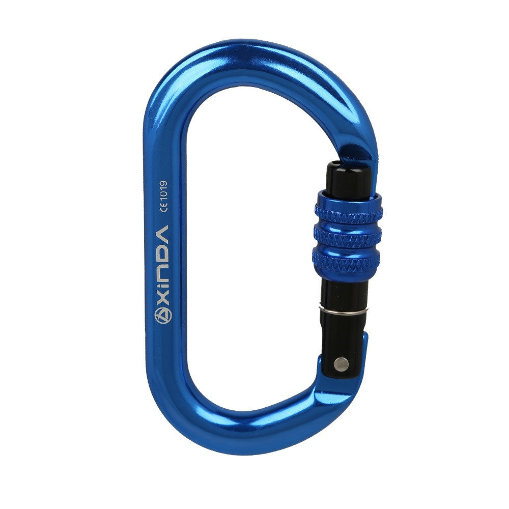 JMT-929802 O-Shaped Thread Lock Carabiner for Rock Climbing and Outdoor Activities