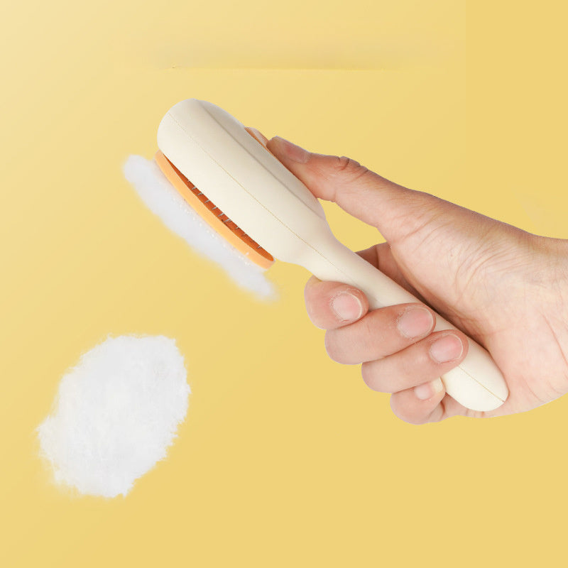 JMT-929930 Pet Grooming Brush for Cats and Dogs - Non-Slip Stainless Steel Hair Removal Comb