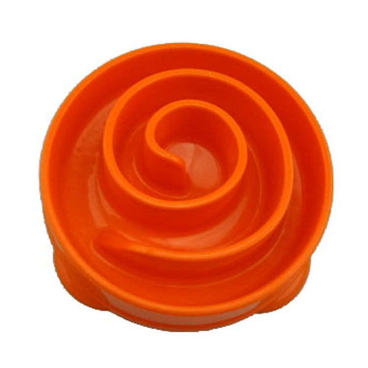 JMT-930122 Slow Feed Dog Bowl - Durable Plastic Pet Feeding Dish