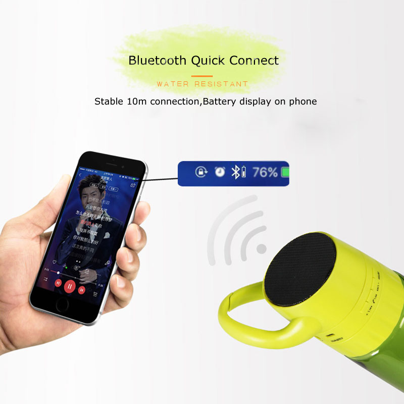 JMT-930314 Bluetooth Cycling Water Bottle with Integrated Audio System