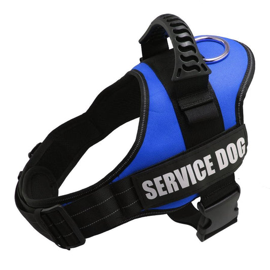 JMT-930442 Reflective Adjustable Dog Harness for Small to Large Breeds - Nylon Chest Strap Vest in Multiple Colors