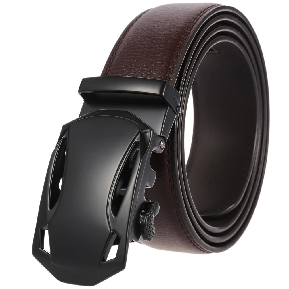 JMT-930698 Genuine Leather Men's Belt – Durable Cowhide Fashion Accessory