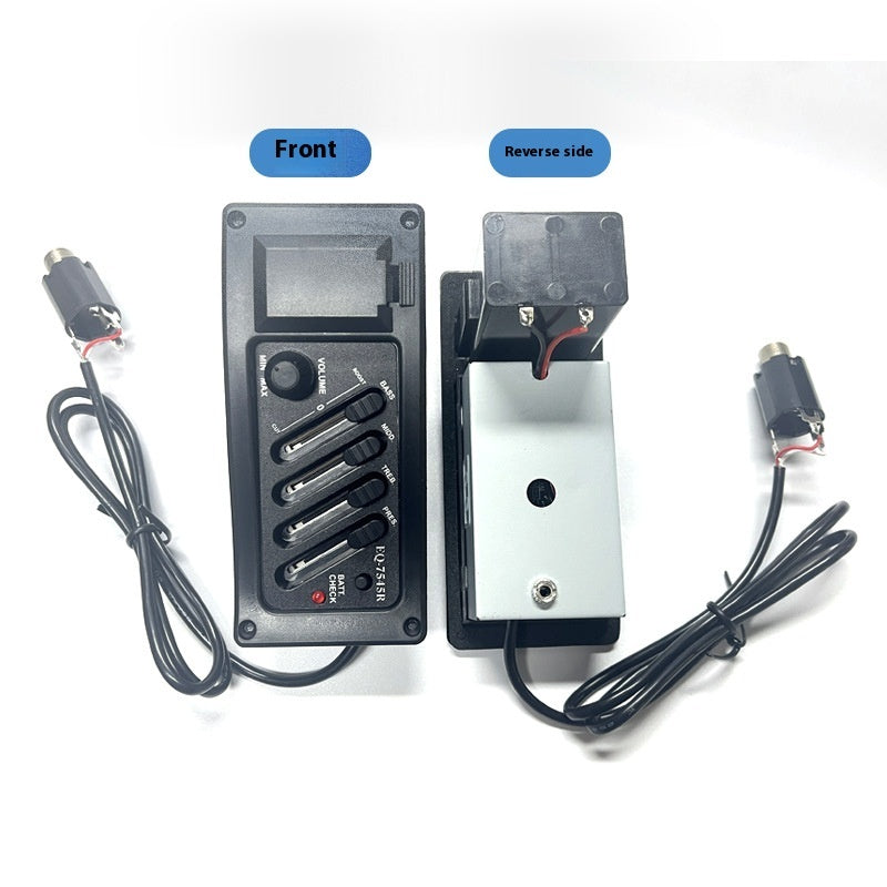 JMT-931082 Four-Section Electric Guitar Vibration Pickup with EQ Settings