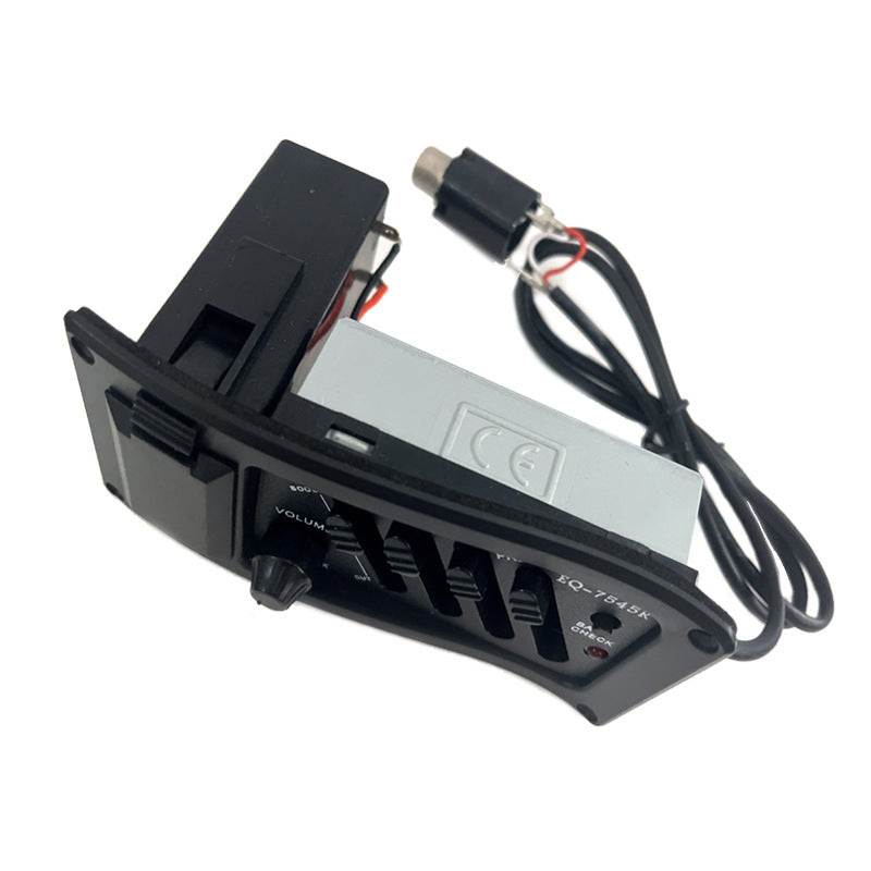 JMT-931082 Four-Section Electric Guitar Vibration Pickup with EQ Settings