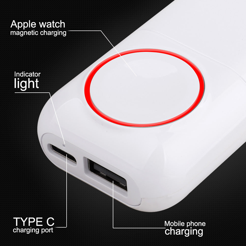 JMT-931274 5500mAh Multi-Function Wireless Charging Power Bank with Multi-U Port Output