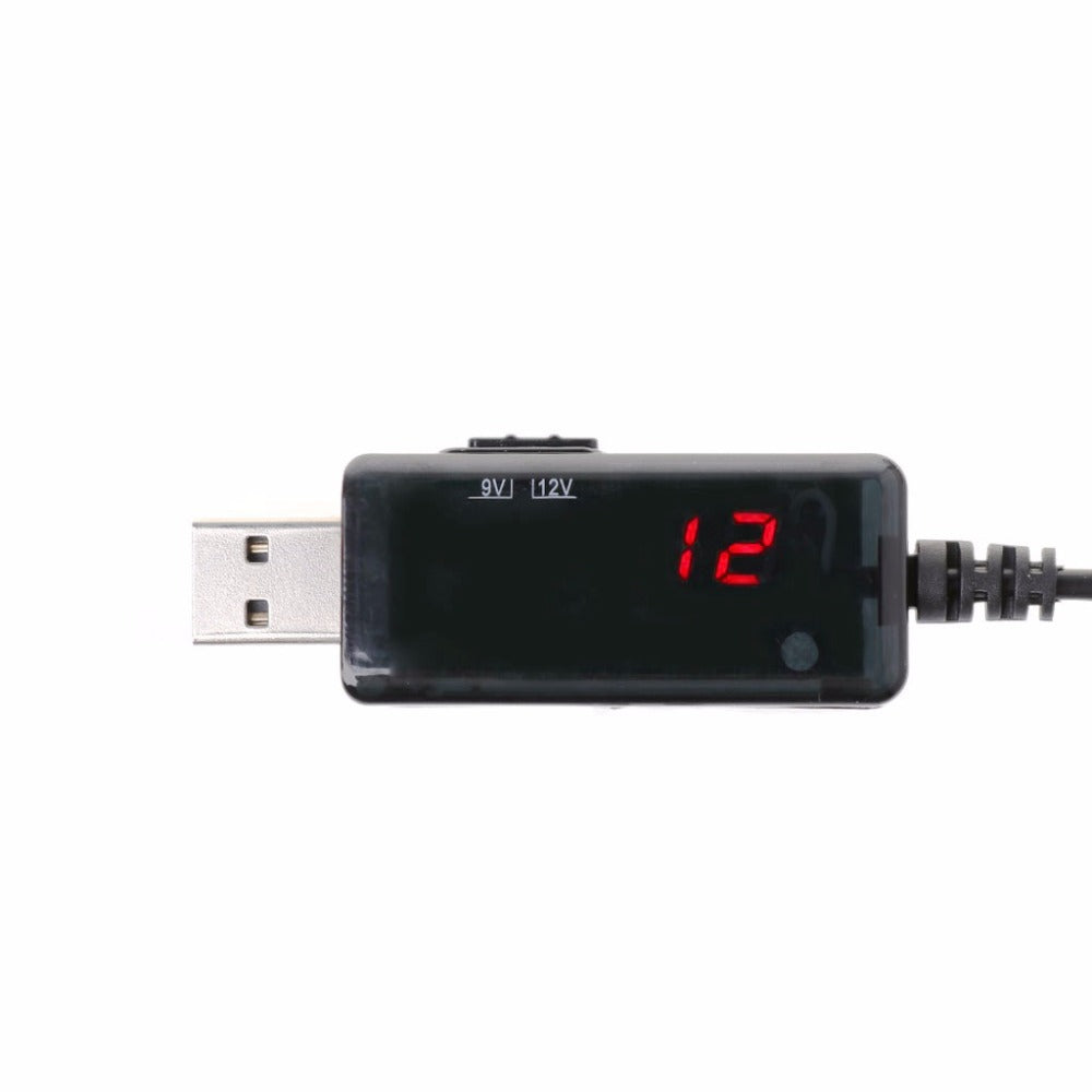 JMT-931274 USB DC Boost Converter for 5V to 9V/12V Power Supply, Portable Step-Up for WiFi Routers