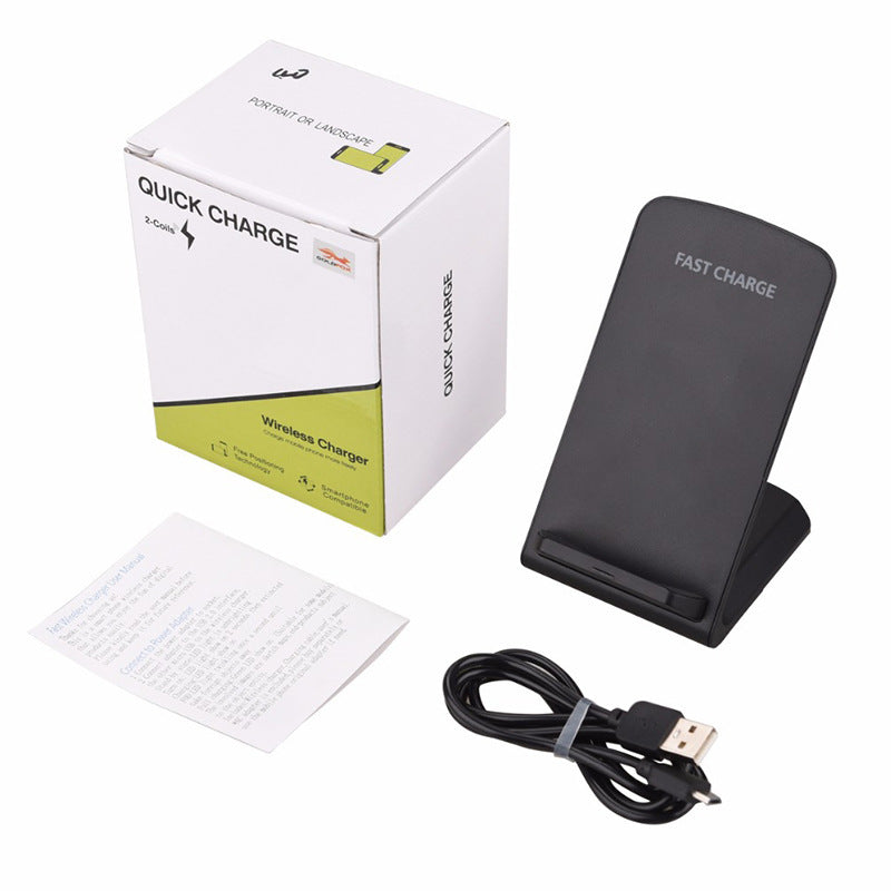 JMT-931594 T100 Three-Coil Wireless Charging Transmitter with Adjustable Bracket for Mobile Phones