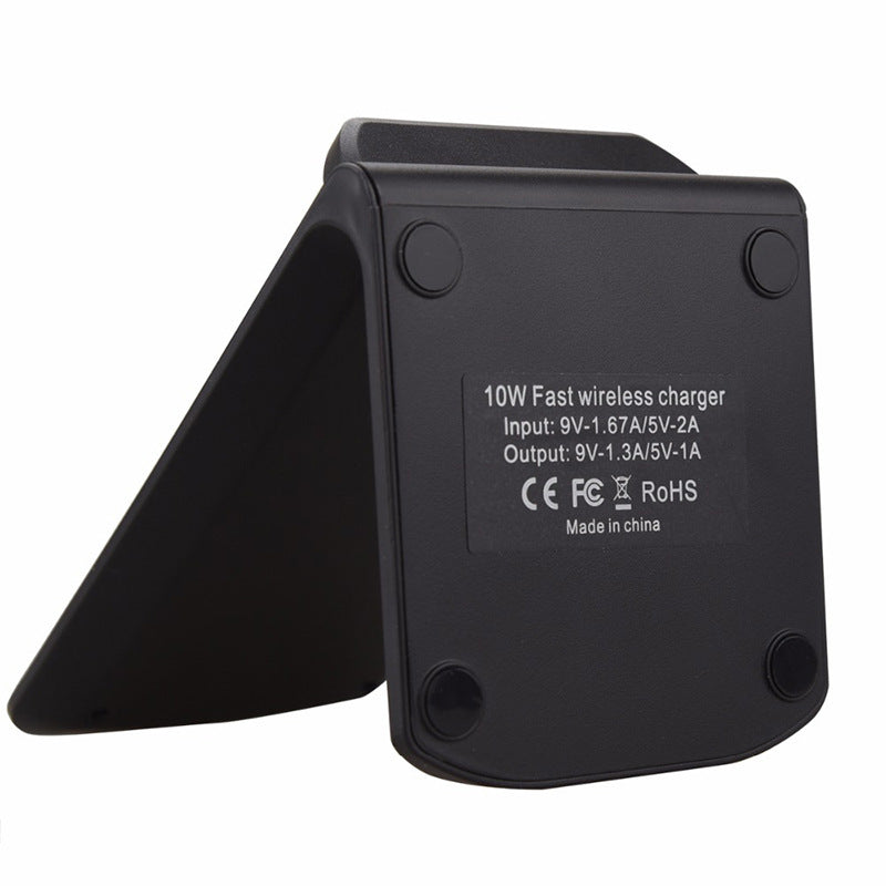 JMT-931594 T100 Three-Coil Wireless Charging Transmitter with Adjustable Bracket for Mobile Phones