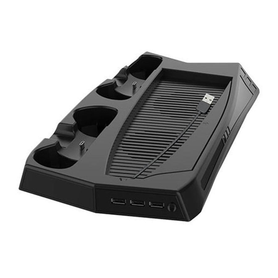JMT-931722 PS5 Multi-Function Charging and Cooling Station with Dual Controller Charging and USB Hub