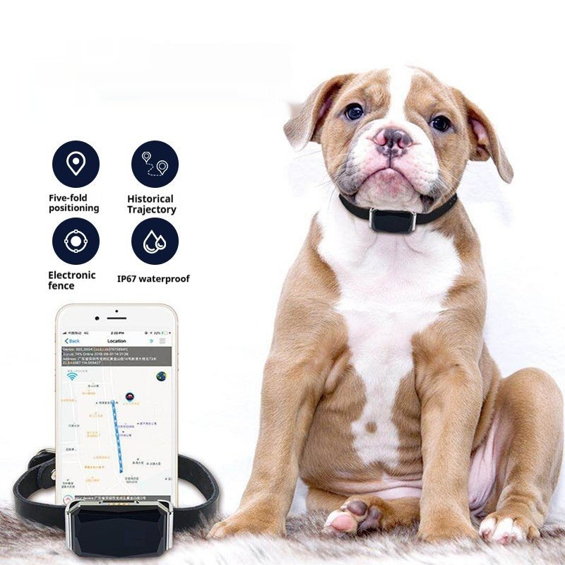 JMT-931914 Smart GPS Tracker for Pets - Anti-Lost Locator for Cats and Dogs with ABS PC Material