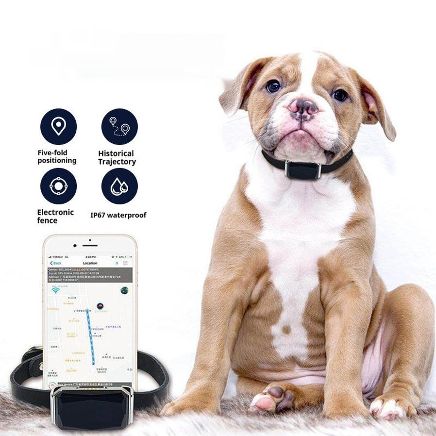 JMT-931914 Smart GPS Tracker for Pets - Anti-Lost Locator for Cats and Dogs with ABS PC Material