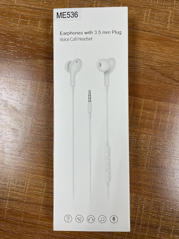 JMT-931914 Wired 3.5mm Earbuds with Microphone and Volume Control for iPhone