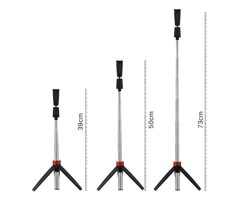 JMT-932106 Extendable Selfie Tripod with Remote for Compatible iPhone Models - 730mm Length, Black or White Options