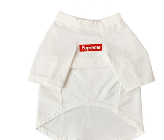 JMT-932170 Breathable Cotton Pet T-Shirt for Dogs - Available in Black and White, Sizes S to XXL