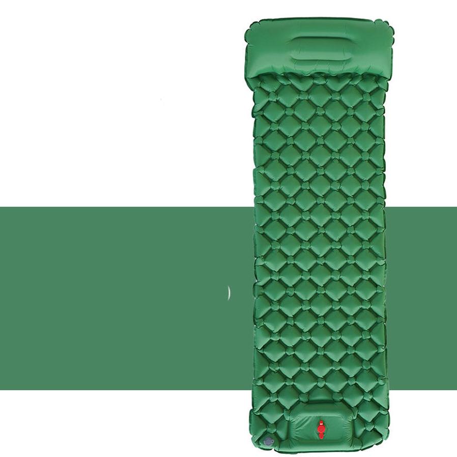 JMT-932298 Ultralight Inflatable Camping Sleeping Pad with Integrated Pillows for Hiking and Travel