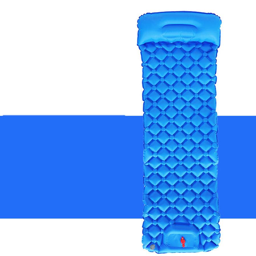 JMT-932298 Ultralight Inflatable Camping Sleeping Pad with Integrated Pillows for Hiking and Travel