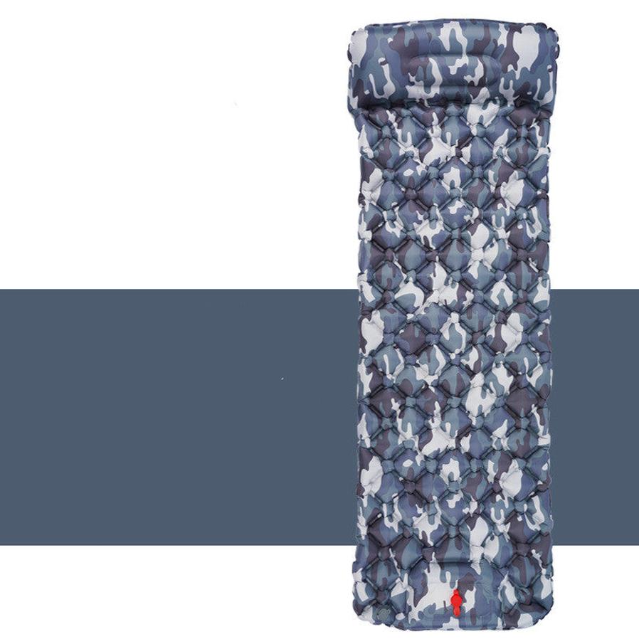 JMT-932298 Ultralight Inflatable Camping Sleeping Pad with Integrated Pillows for Hiking and Travel