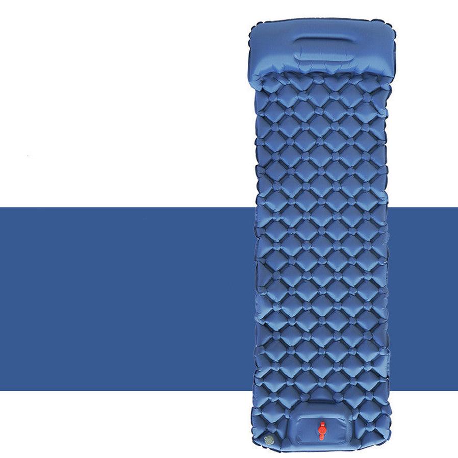 JMT-932298 Ultralight Inflatable Camping Sleeping Pad with Integrated Pillows for Hiking and Travel