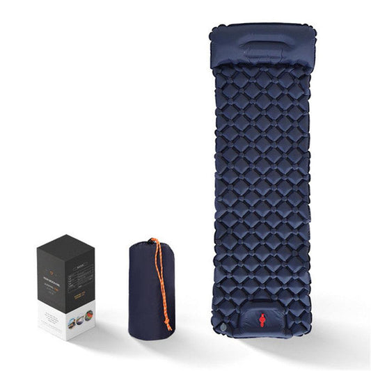 JMT-932298 Ultralight Inflatable Camping Sleeping Pad with Integrated Pillows for Hiking and Travel