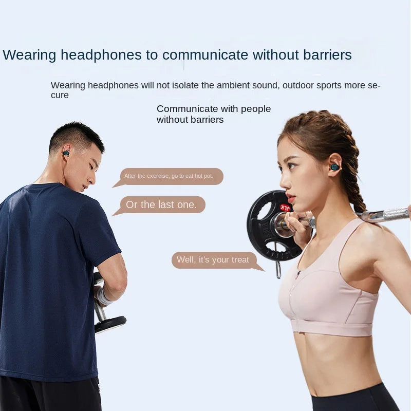 JMT-932426 Q71 TWS Earphones with LED Battery Indicator, Waterproof Design, and Noise Cancelling Features