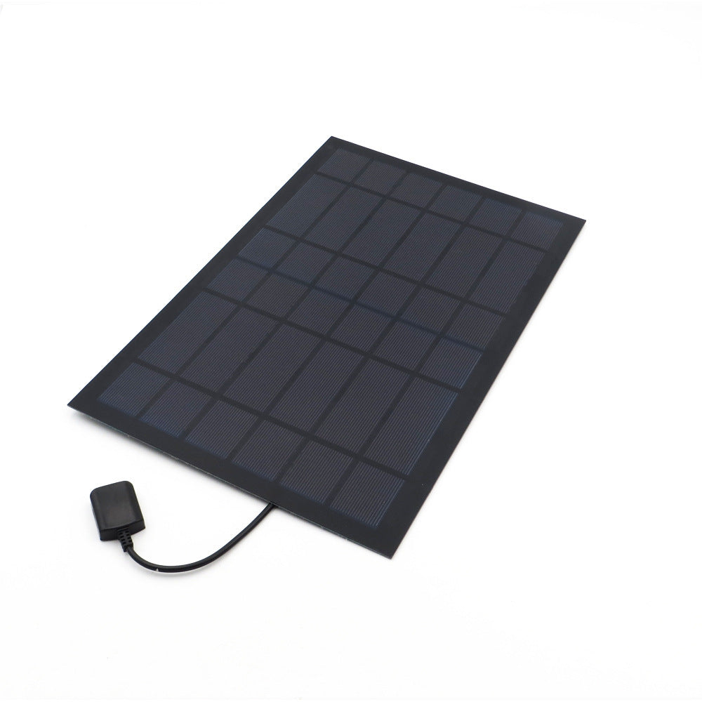 JMT-932426 Solar Panel Fan with Mobile Phone Charging Capability - 6V Options Available