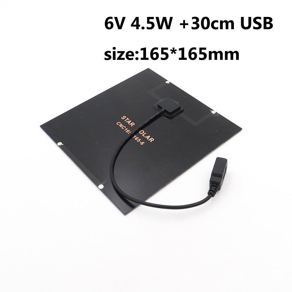 JMT-932426 Solar Panel Fan with Mobile Phone Charging Capability - 6V Options Available