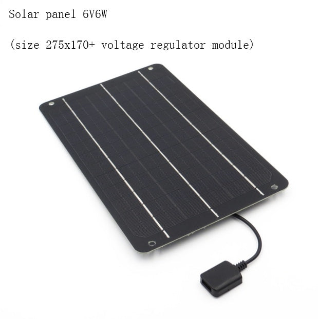 JMT-932426 Solar Panel Fan with Mobile Phone Charging Capability - 6V Options Available