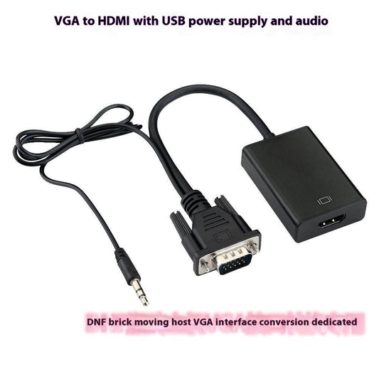 JMT-932426 VGA Black Display Connection Cable for 1080p Monitor - 1 Meter Length