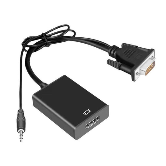 JMT-932426 VGA Black Display Connection Cable for 1080p Monitor - 1 Meter Length
