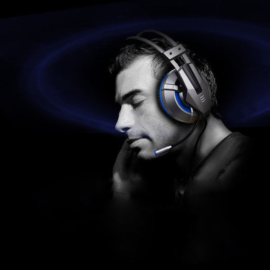 JMT-932746 Illuminated Over-Ear Gaming Headset with Omnidirectional Microphone and 3.5mm + USB Connectivity