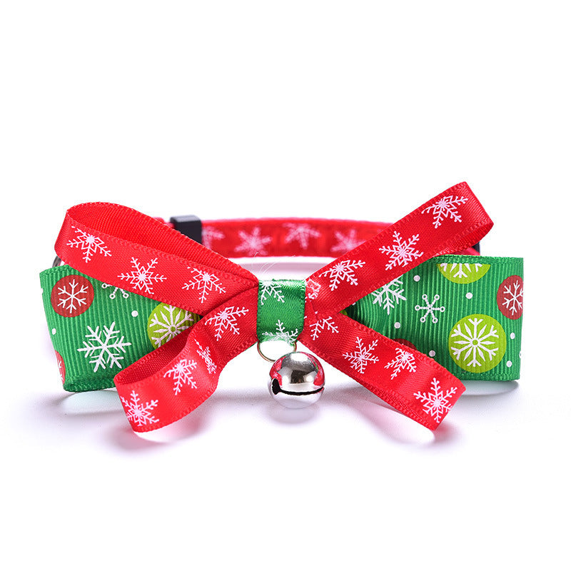 JMT-933066 Stylish PU Bow Pet Collar for Dogs and Cats