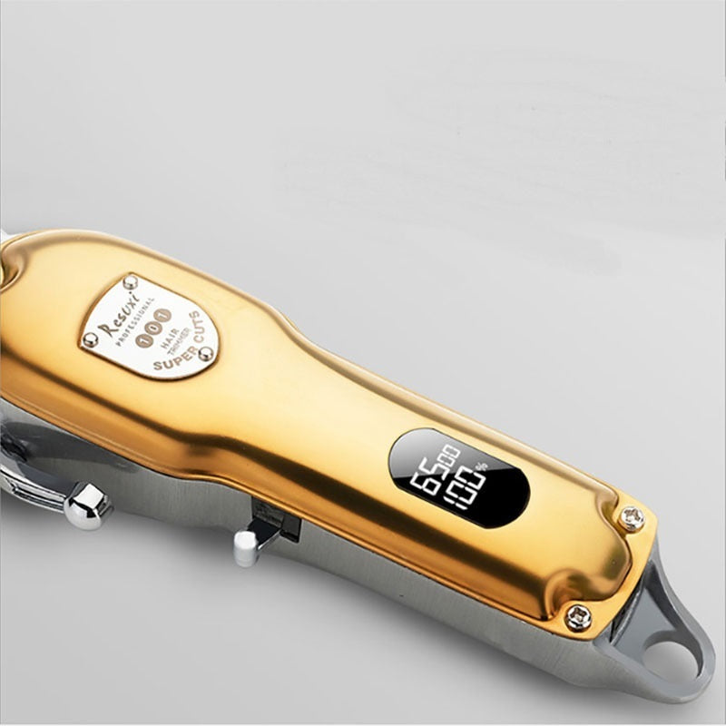 JMT-933386 Electric Hair Clipper with LCD Display and Adjustable Stainless Steel Blade