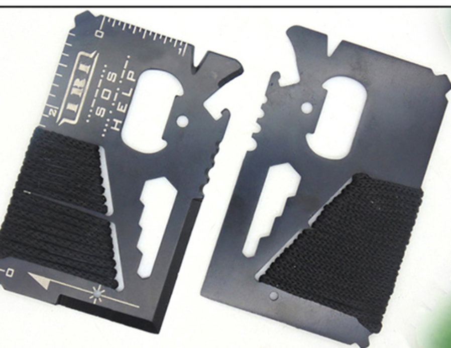 JMT-933450 14-Function Multi-Purpose Camping Tool Card for Outdoor Use