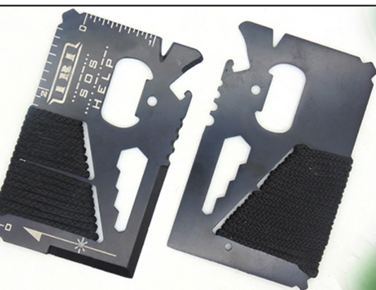 JMT-933450 14-Function Multi-Purpose Camping Tool Card for Outdoor Use