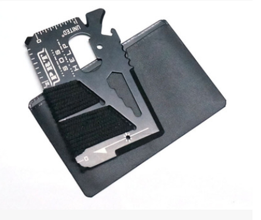 JMT-933450 14-Function Multi-Purpose Camping Tool Card for Outdoor Use