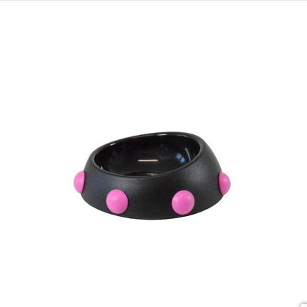 JMT-933578 Hedgehog Design High-Temperature Resistant Pet Bowl for Short Snout Dogs - Non-Slip Polypropylene, Available in Two Sizes