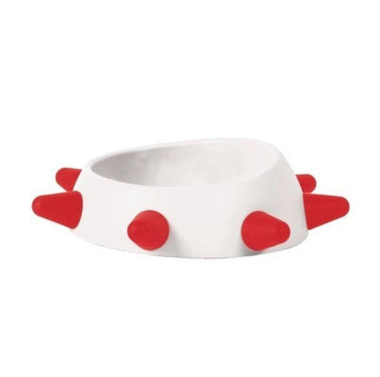 JMT-933578 Hedgehog Design High-Temperature Resistant Pet Bowl for Short Snout Dogs - Non-Slip Polypropylene, Available in Two Sizes