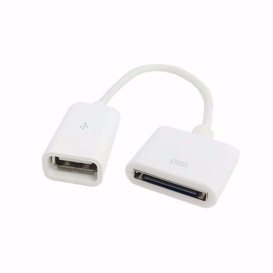 JMT-933578 USB 2.0 Female Adapter for Apple 30-Pin Devices - Connect U Disk, Keyboard, Mouse, Card Reader