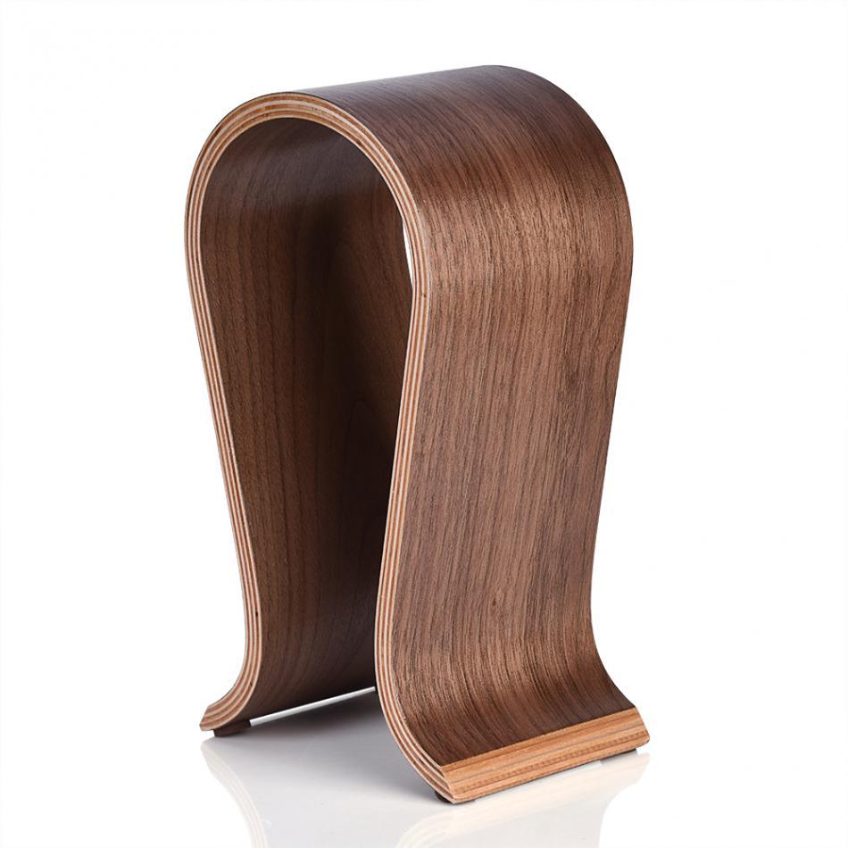 JMT-933898 Bluetooth Wooden Headset Stand for Earphone Storage and Organization