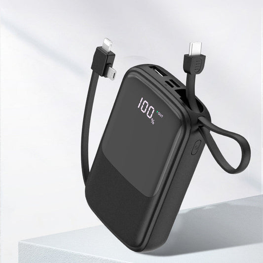 JMT-933898 Compact 10000mAh Multi-USB Power Bank in Black, White, and Green with Polymer Lithium Battery