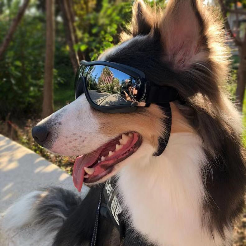 JMT-934026 Pet Waterproof and Windproof UV Protection Sunglasses for Dogs - Fits Head Circumference 28cm-48cm