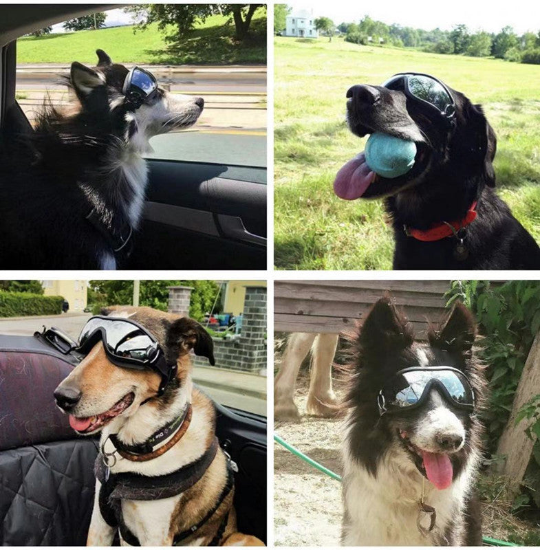 JMT-934026 Pet Waterproof and Windproof UV Protection Sunglasses for Dogs - Fits Head Circumference 28cm-48cm