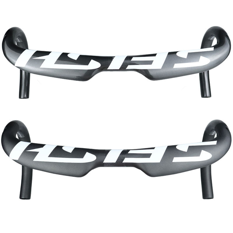 JMT-934090 Carbon Fiber Road Bike Bent Handlebar - 380/400/420/440mm Options for Enhanced Performance