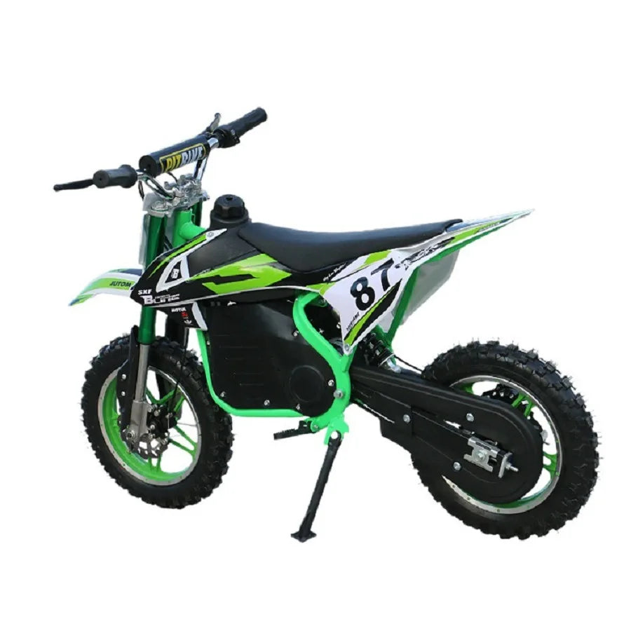 JMT-934474 500W/800W Electric Mini Pit Bike - 36V/48V Motocross Motor 3-Wheel Dirt Bike for Kids , Top Speed 27.9 mph